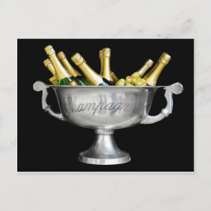 Pop the Cork, Celebrate Champagne! Postcard
