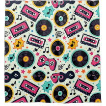 Pop themed Shower Curtain 