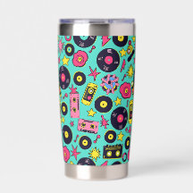 Pop Themed Water Bottle Insulated Tumbler