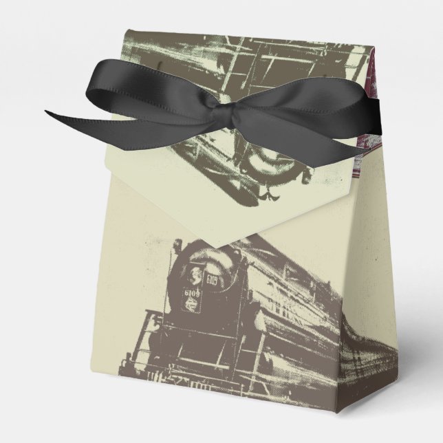 Pop Train Favor Box (Front Side)
