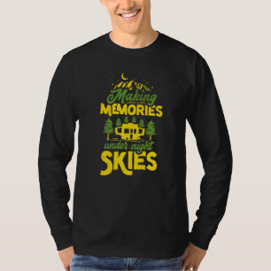 Pop Up Camper Making Memories Rv Camping Tent Trai T-Shirt