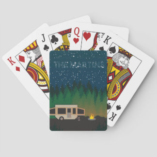 Pop Up Camping Under The Stars- Martin Playing Cards