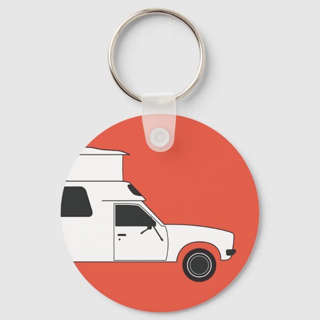 pop up chinook camper keychain (Front)
