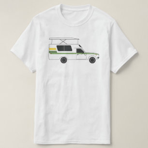pop up chinook camper retro lemon lime T-Shirt