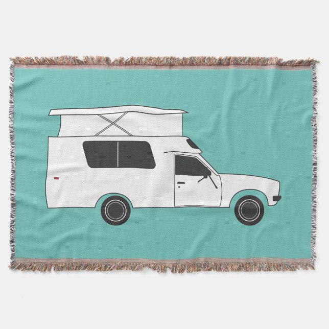 pop up chinook camper throw blanket (Front)