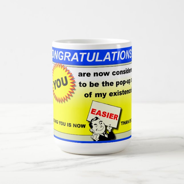 Pop-Up of My Life Funny Mug (Center)