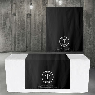 Pop Up Shop Business Logo Text Banner Table Runner Tapestry