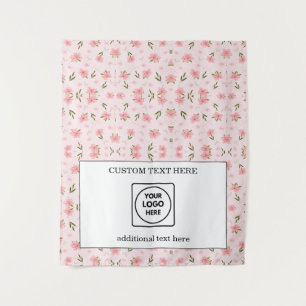 Pop Up Shop Logo Wildflower Branding Display Tapestry