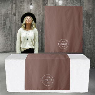 Pop Up Shop Table Runner Banner Business Logo  Tapestry