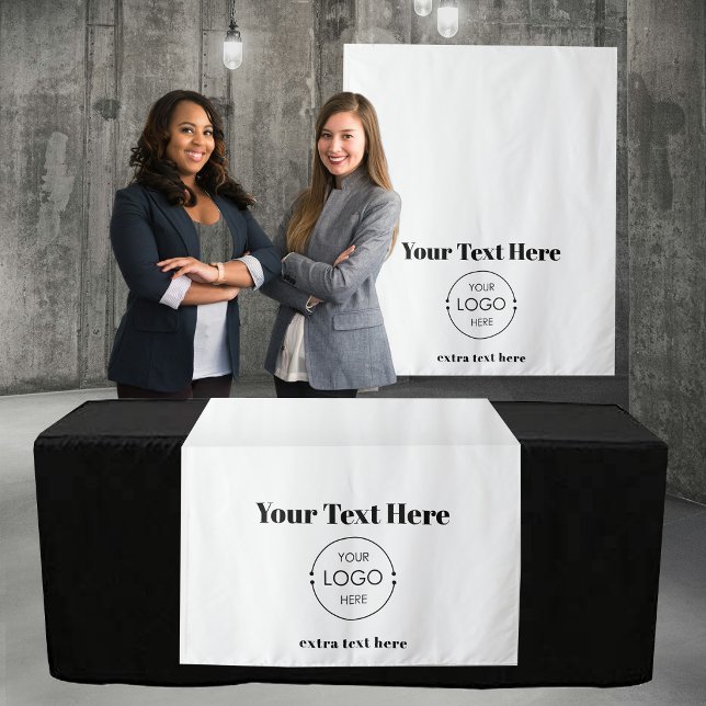 Pop Up Shop Table Runner Banner Logo Bold Text Tapestry (Pop Up Shop Table Runner Banner Logo Bold Text Tapestry)