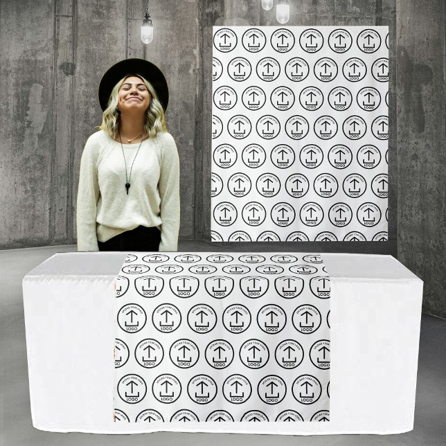 Pop Up Shop Table Runner Banner Logo Pattern Tapestry (Pop Up Shop Table Runner Banner Logo Pattern Tapestry)