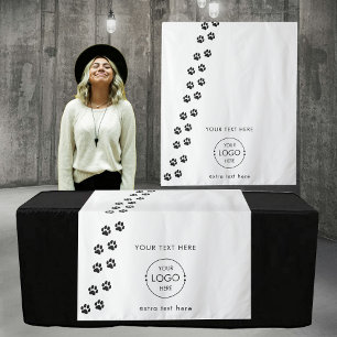Pop Up Shop Table Runner Sign Business Pet Vendor Tapestry