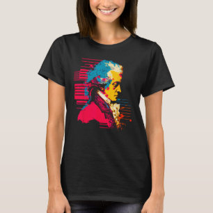 Pop Wolfgang Amadeus Mozart Pianist T-Shirt