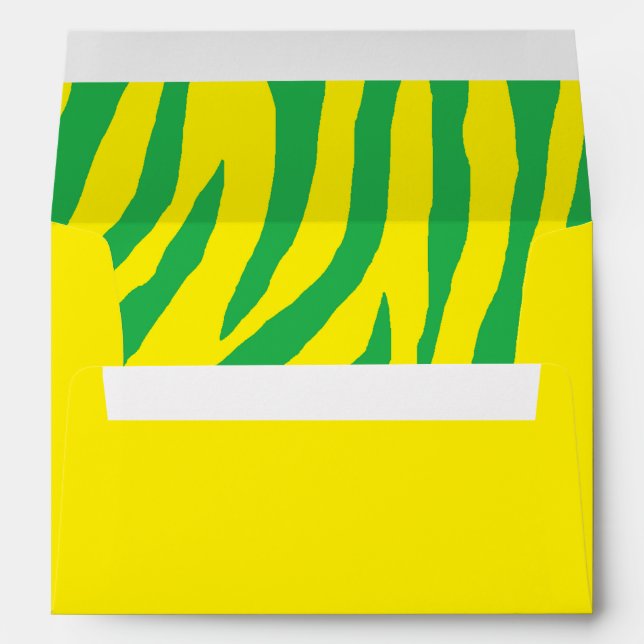 Pop Zebra Envelope (Back (Bottom))