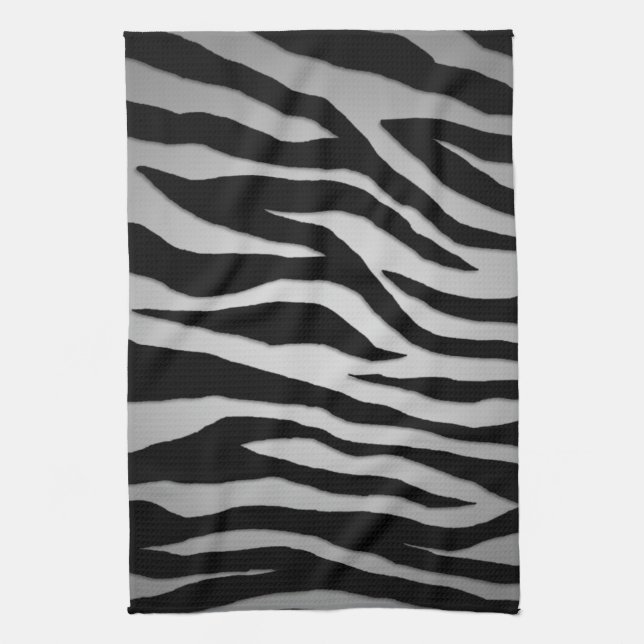 Pop Zebra Kitchen Towel (Vertical)