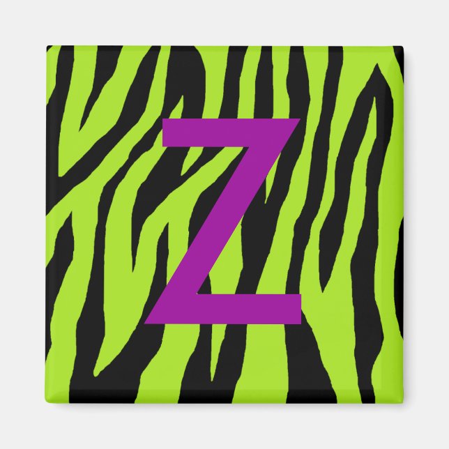 Pop Zebra Magnet (Front)
