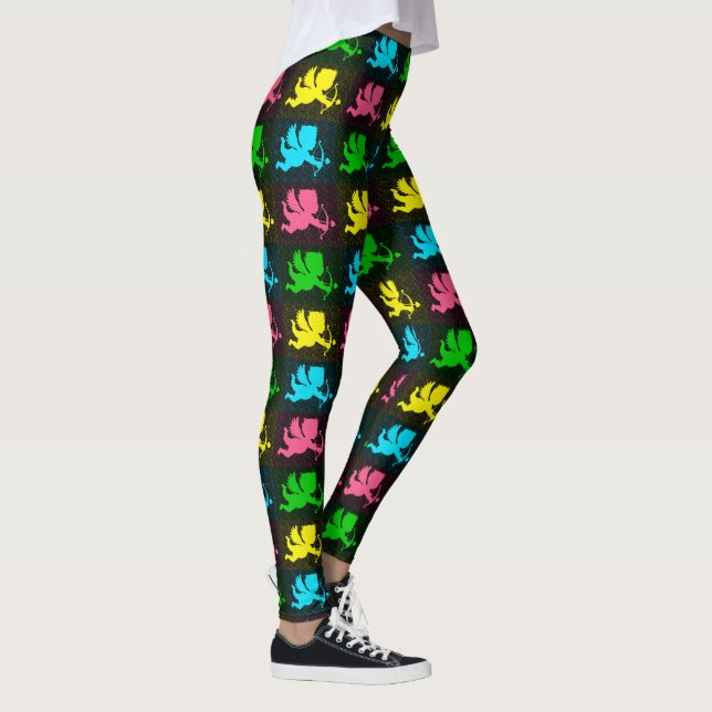 PopArt Cupids Leggings (Right)