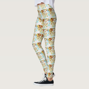 PopArt Fall Leaves Leggings