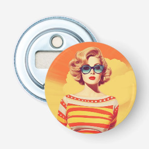 Popart magnet, Retro inspired, Bottle Opener