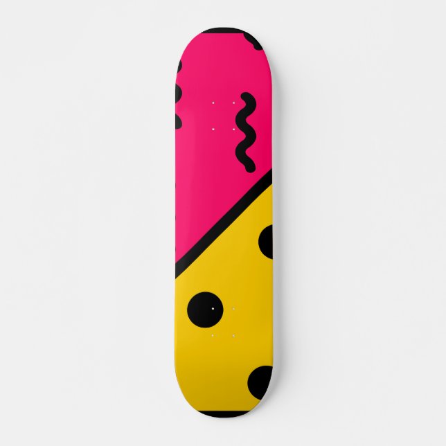 PopArt Pattern Skateboard (Front)