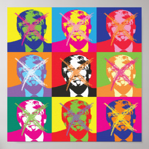 Popart Trump Impeachment Party Poster