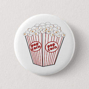 Popcorn 2 Inch Round Button
