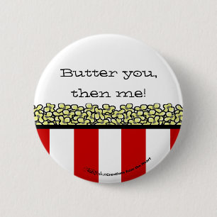 Popcorn 2 Inch Round Button
