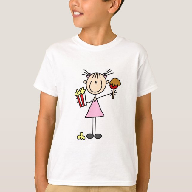 Popcorn and Cotton Candy Tshirts and Gifts (Front)