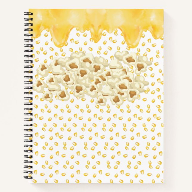 Popcorn and Melted Butter Notebook (Front)