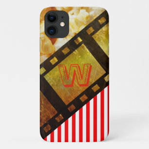 Popcorn and movie reel film iphone iPhone 11 case