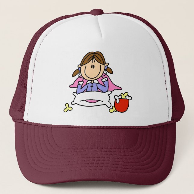 Popcorn And Pyjamas Hat (Front)