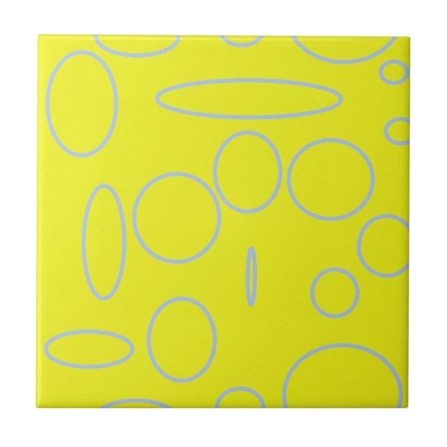 Popcorn Anime Loops Geometric Tile (Front)