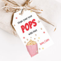 Popcorn Back to School Favour Tags
