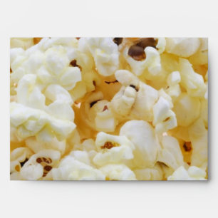 Popcorn background envelope