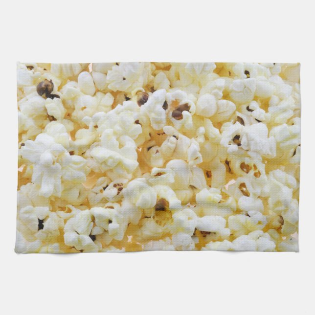 Popcorn background kitchen towel (Horizontal)