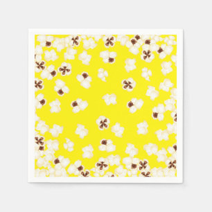 Popcorn Birthday Party Movie Theatre Napkin