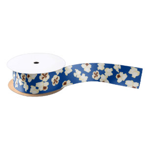 Popcorn Birthday Party Movie Theatre Satin Ribbon