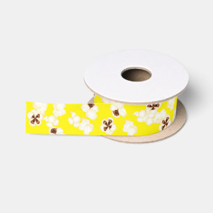 Popcorn Birthday Party Movie Theatre Satin Ribbon