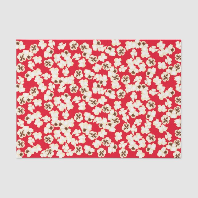 Popcorn Birthday Party Movie Theatre Tissue Paper (Front)