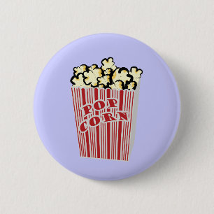Popcorn Button! 2 Inch Round Button