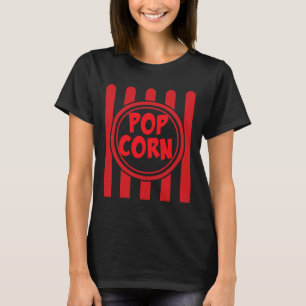 Popcorn Carnival Costume Shirt Funny Red White Str
