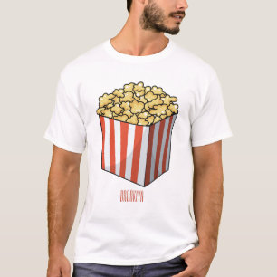 Popcorn cartoon illustration  T-Shirt