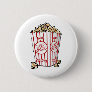 popcorn cinema 2 inch round button