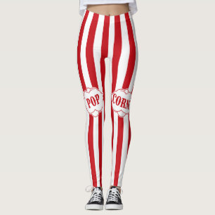 Popcorn Costume Leggings - Novelty Active wear