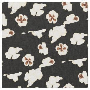 Popcorn Cute Movie Theatre Fabric
