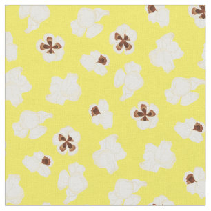 Popcorn Cute Movie Theatre Fabric