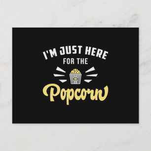 Popcorn Day Movie Snack Pop Film Cinema Gift Idea Postcard