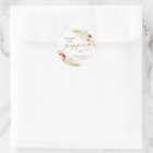 Popcorn Favour Sticker, Thanks for Popping By Favo