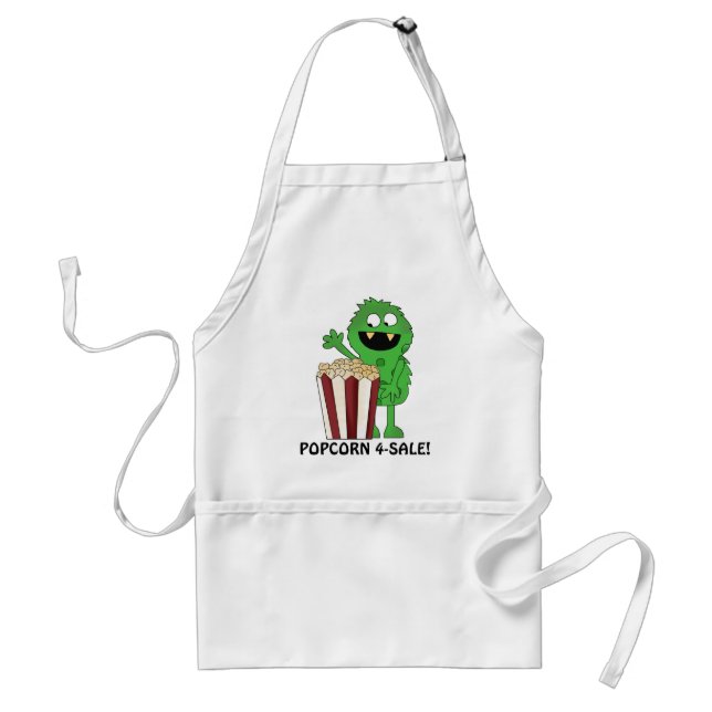 Popcorn For Sale Vendors apron (Front)