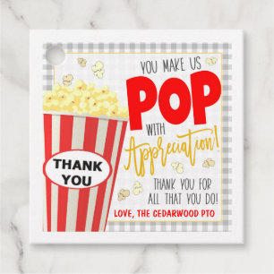Popcorn Gift Tag